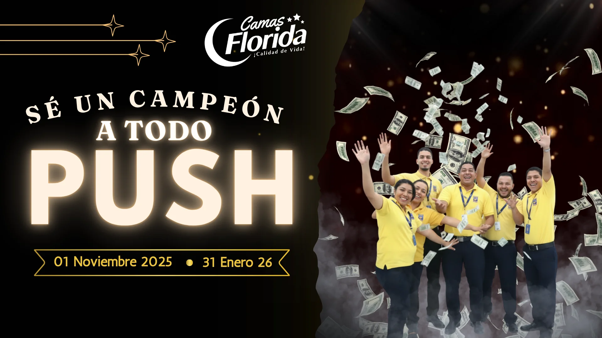 Camas Florida · Push