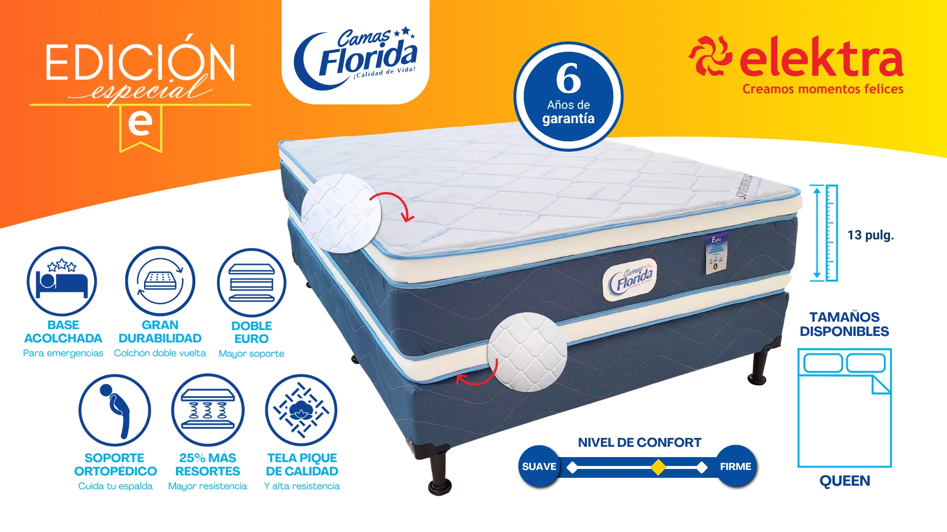 Camas Florida · Elektra
