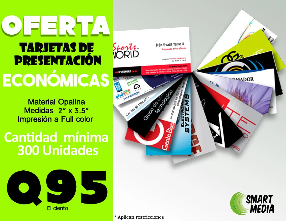 Tarjetas de Presentación · Smart Media